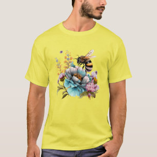 Bee and Flowers T-Shirt