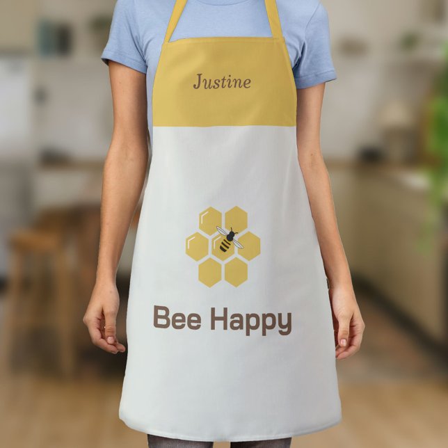 Bee and Honeycomb Apron (Bee and Honeycomb Apron)