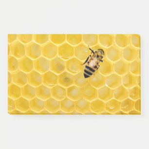 bee and honeycomb post-it notes