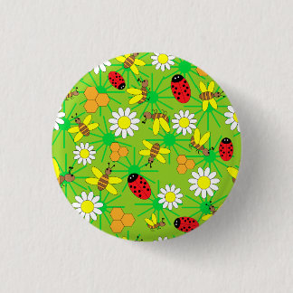 Bee and lady bug pattern.ai button
