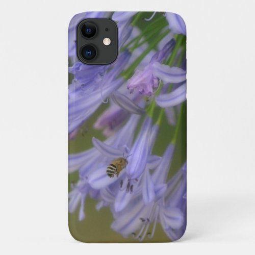 Bee and Lily Flower Pretty Nature Phone Case