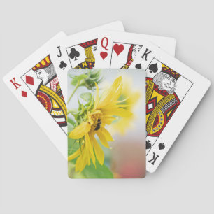 Bee And Sunflower Poker Cards