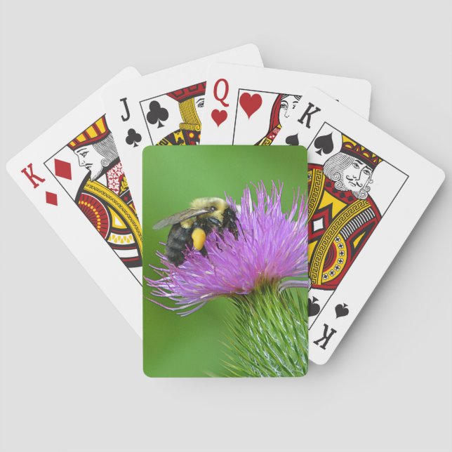 Bee and Thistle Playing Cards (Back)