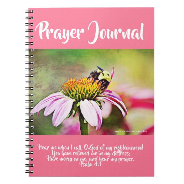 Bee and Wildflower Prayer Journal (Front)