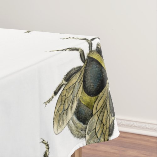 Bee antique illustration tablecloth