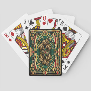 Bee, Art Deco Wildlife Poker Cards
