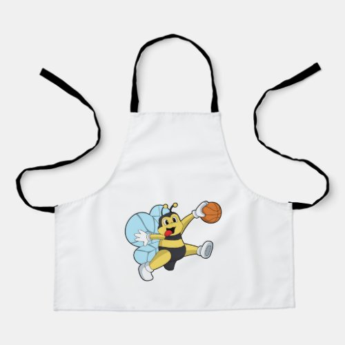 Bee as Basketball player with Basketball Apron