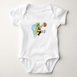 Bee as Basketball player with Basketball Baby Bodysuit