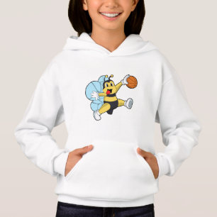 Bee as Basketball player with Basketball Hoodie