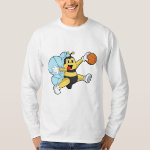 Bee as Basketball player with Basketball T-Shirt
