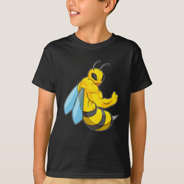 Bee as Bodybuilder T-Shirt (Front)