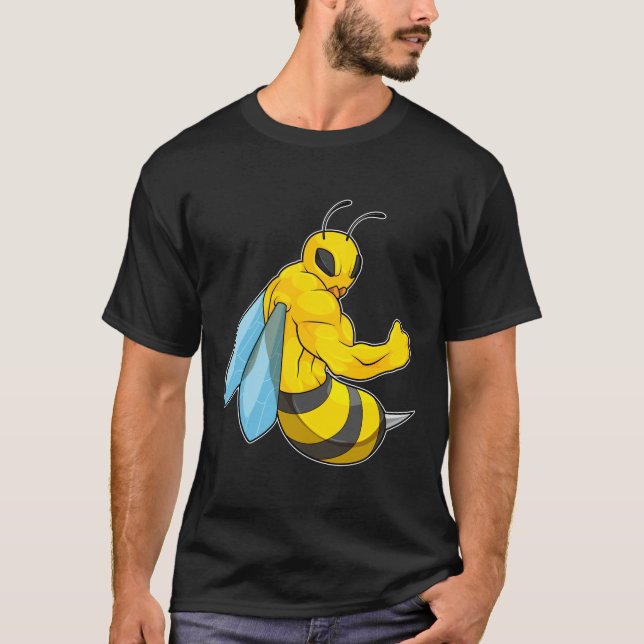 Bee as Bodybuilder T-Shirt (Front)