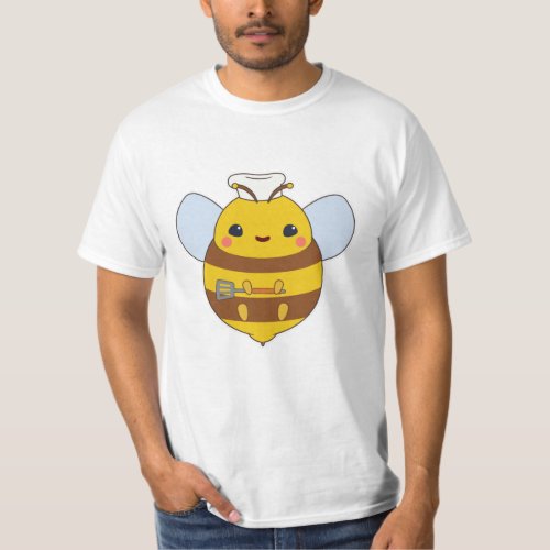 Bee as Cook with Chefs hat  Spatula T_Shirt