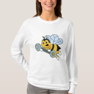 Bee as Mechanic with Wrench T-Shirt