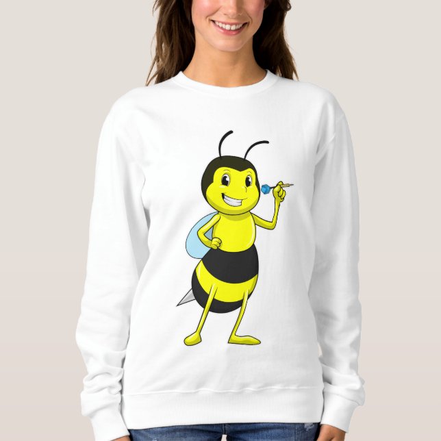Bee at Darts with Dart Sweatshirt (Front)