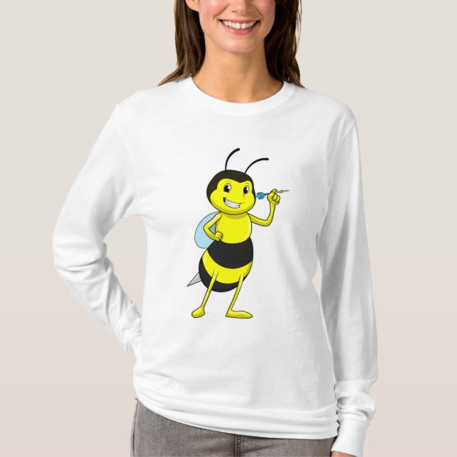Bee at Darts with Dart T-Shirt (Front)