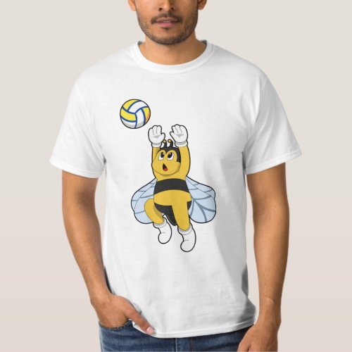Bee at Volleyball Sports T_Shirt