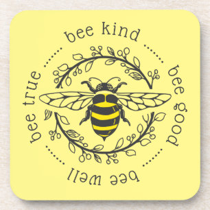 Bee Attitudes Beverage Coaster