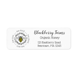 Bee Attitudes Label