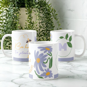 Bee-autiful Blooms: Personalized Eco-Friendly Mug