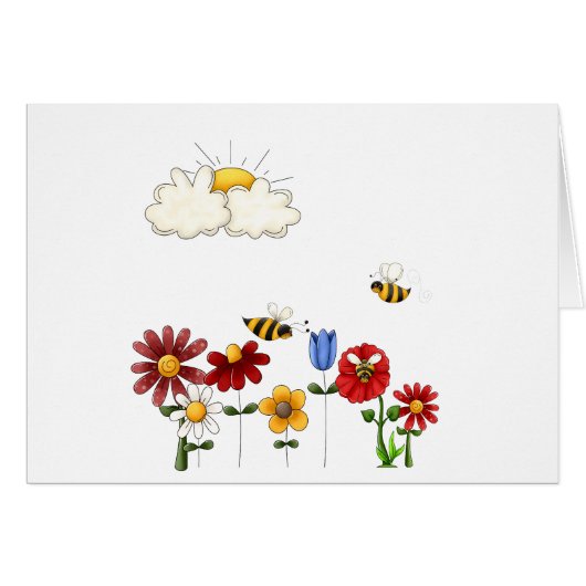 Bee-autiful Gardens Cards (Front Horizontal)