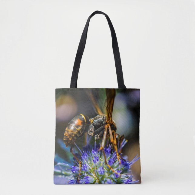 Bee Aware All-Over-Print Tote Bag (Front)