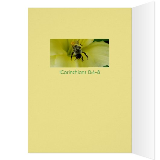 BEE AWESOME - CHRISTIAN GREETING (Inside (Left))