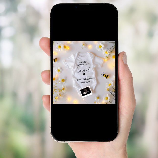 Bee Baby Announcement Social Media (Front Digital)