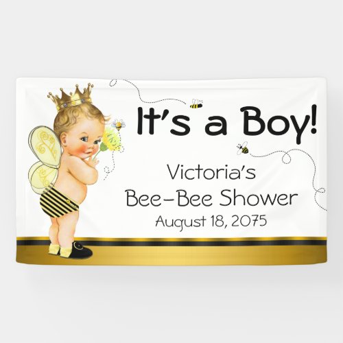 Bee Baby Shower Banner