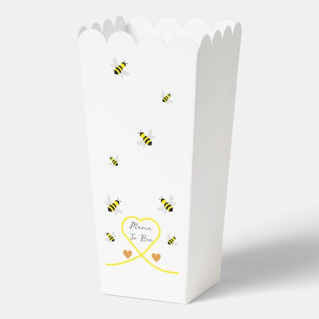 Bee Baby Shower Favor Boxes (Front)