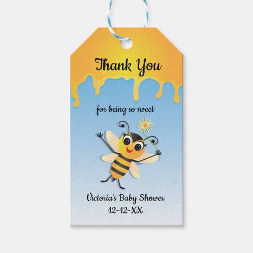 Bee Baby Shower Favor tags