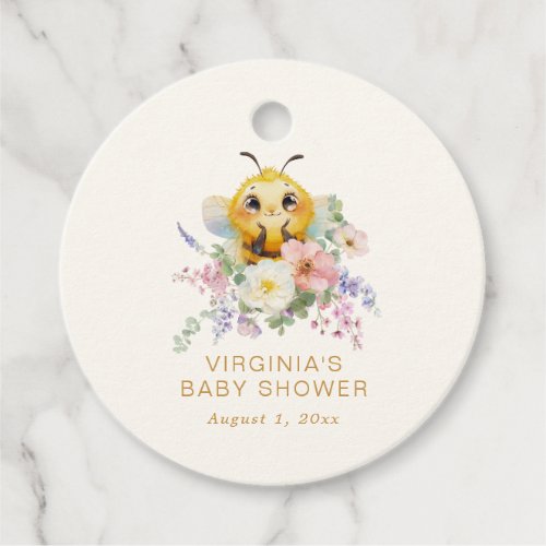 Bee Baby Shower Favor Tags