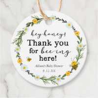 Bee Baby Shower Favor Tags