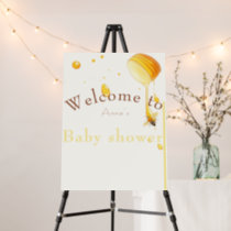 bee baby shower  foam board