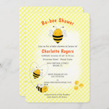 Bee Baby shower Gender Neutral Cute