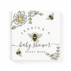 Bee Baby Shower Guest book for Bumble Bee Shower