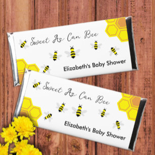 Bee Baby Shower Hershey Bar Favors