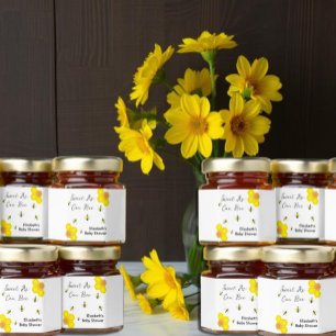 Bee Baby Shower Honey Jar Favors