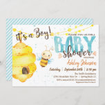 Bee Baby Shower Invitation, Boy Invitation at Zazzle