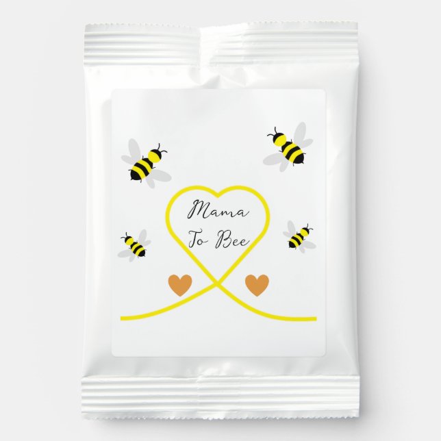 Bee Baby Shower Lemonade Drink Mix (Front)