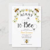 Bee Baby Shower, Mommy to-be Invitation (Front)