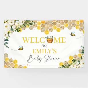 Bee Baby Shower Banners