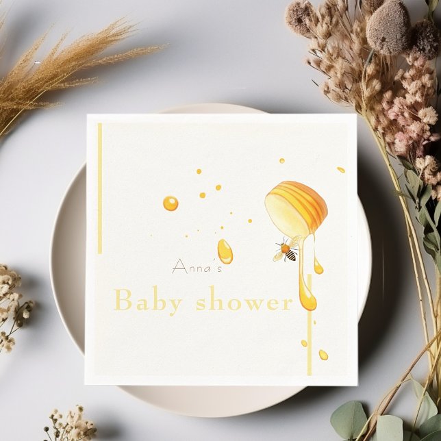  bee baby shower  napkins (Creator Uploaded)