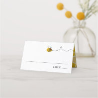 Bee Baby Shower Place Cards