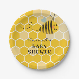 Bee Baby Shower Plate