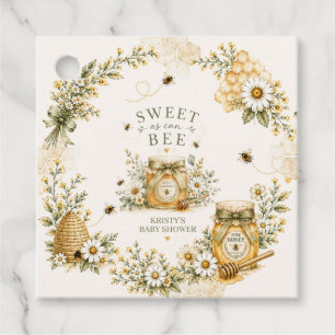 Bee Baby Shower Sweet As Can Bee Gender Neutral Favor Tags