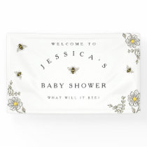 Bee Baby Shower Welcome for Bumble Bee Shower  Banner