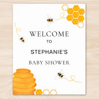 Bee Baby Shower Welcome