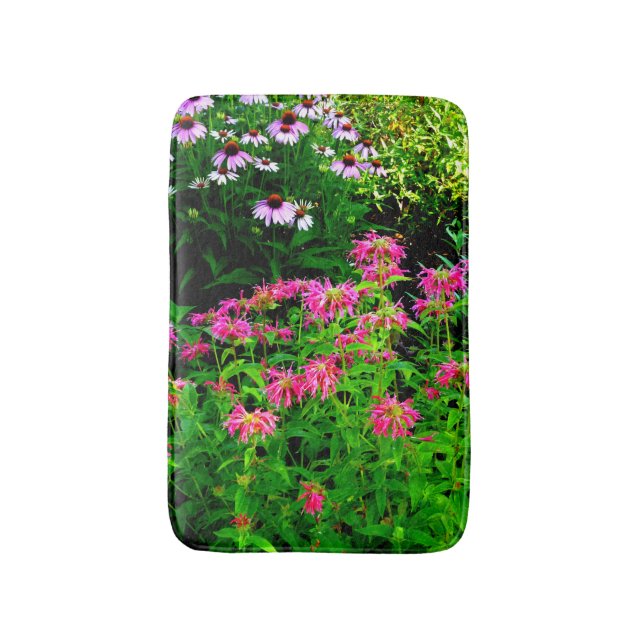 Bee Balm Bath Mat (Front Vertical)