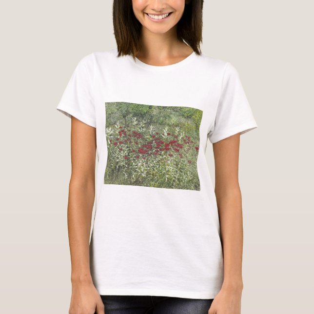 Bee Balm (Bergamont) in August T-Shirt (Front)
